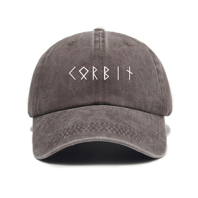 Washed Distressed Printed Baseball Cap Adult Easy Trendy Distressed Letter Style Printed Washed Soft Top Sun Hat Unisex Versatile Hat