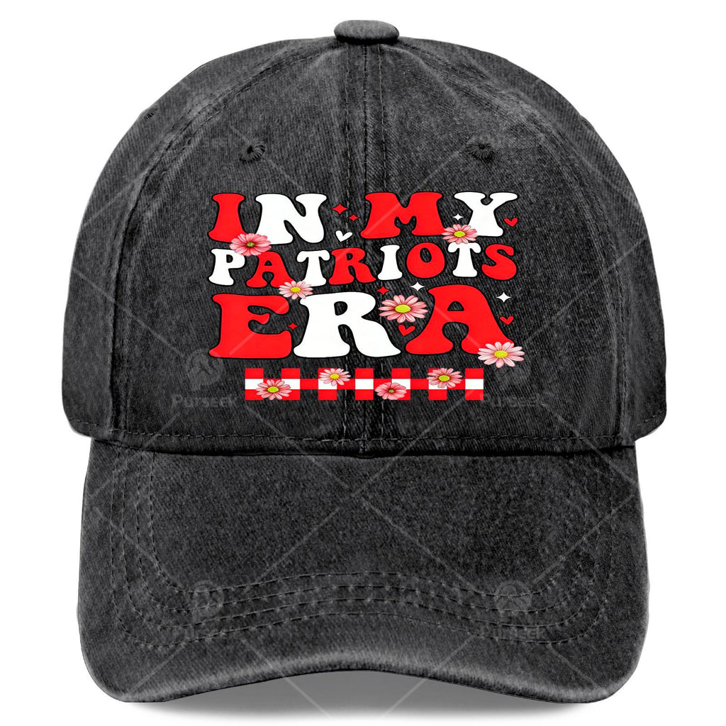 Patriot Era Duckbill Baseball Cap - Vintage Washed Unisex Adjustable Cap with Retro Print, Machine Washable Suitable for Men & Women, Washed Aesthetic for Casual Wear,, Themed Events
