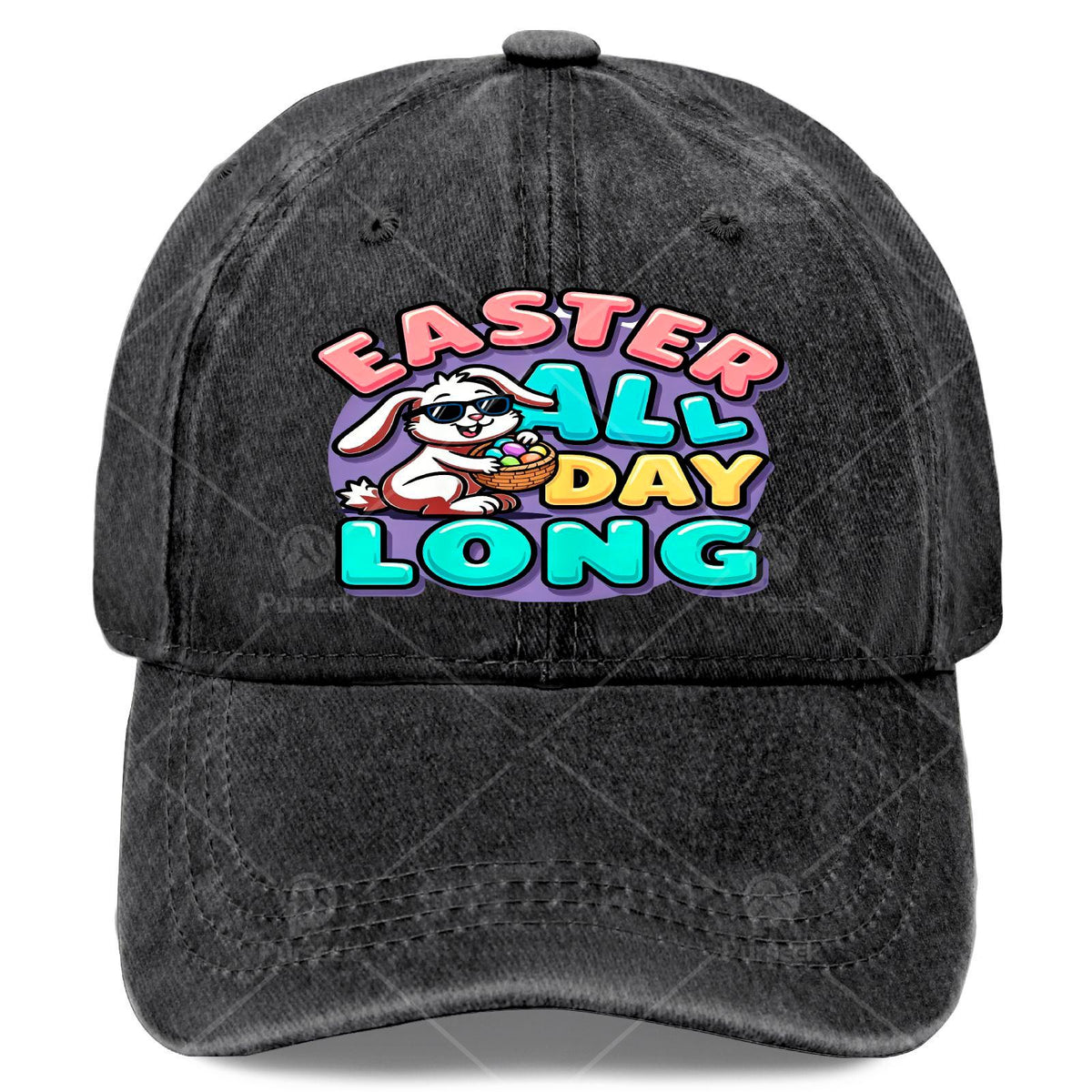 Boys Easter Weather Looks Perfect Baseball Hat Unisex Fashion Washed Distressed