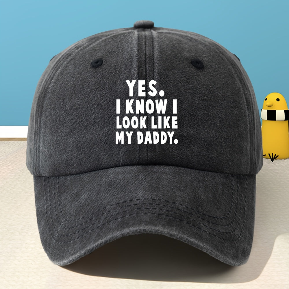 Unisex Printed Baseball Cap, Classic Washed Distressed Vintage Duckbill Cap for Outdoor, Casual, Sports, Shopping, and Vacation,  Street Rock Rap Hip-Hop Hat, Soft, Comfortable, Sweat-Absorbent, Adjustable Cap
