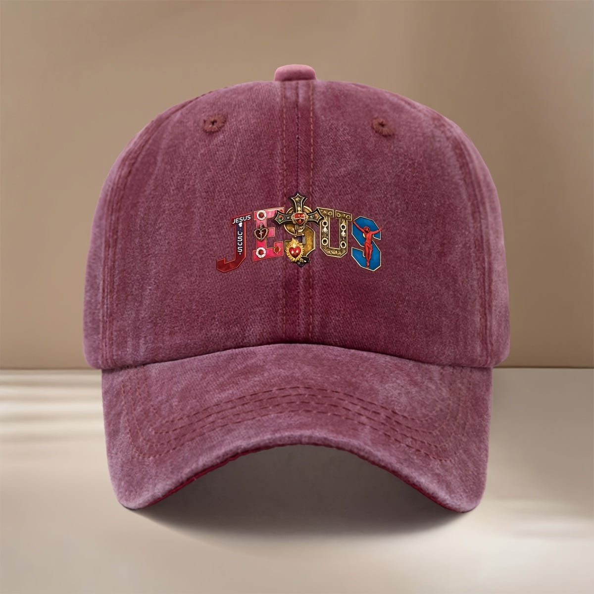 This Is a Baseball Cap with a Gemstone Pattern, Trendy, Comfortable, Adjustable Size, Duck Tongue Hat, Unisex, Lightweight, Personalized Curved Brim Hat, Suitable for Outdoor Sports, Dinners, Camping