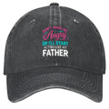 Dadwad Retro Baseball Cap for Men & Women - Adjustable Pull-String Snapback with "Don't Mess with Me I'll Turn Into My Dad", Unisex Couple Matching Cap Suitable for Outdoor Fitness, Machine Washable Dad Hat