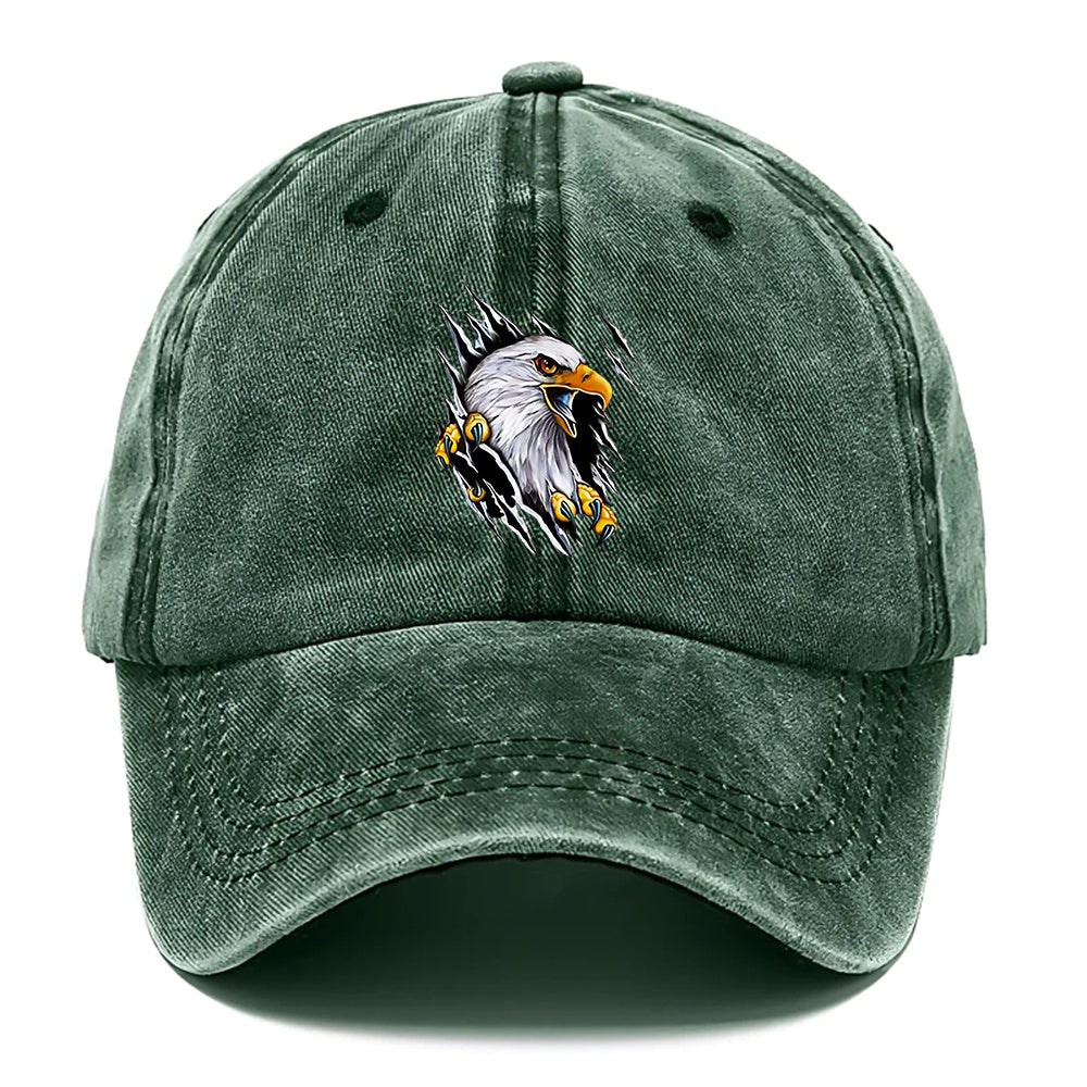 1pc Eagle Print Baseball Cap | Breathable Curved Brim, Adjustable Size, Lightweight And Durable, Unisex, Ideal For Outdoor Activities, Beach And Casual Wear, Available In Multiple Colors