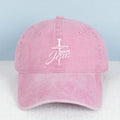 Vintage Washed Baseball Cap Featuring a Cross Print, Breathable Design, And Adjustable Fit. This Trendy Street Hat Comes in Various Colors And Is Suitable for Outdoor Sports, Appealing to All Genders
