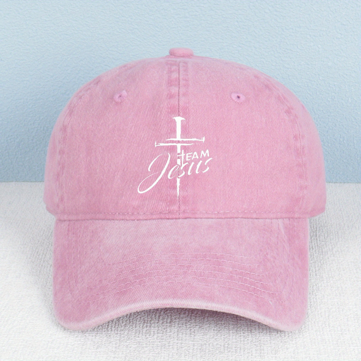 Vintage Washed Baseball Cap Featuring a Cross Print, Breathable Design, And Adjustable Fit. This Trendy Street Hat Comes in Various Colors And Is Suitable for Outdoor Sports, Appealing to All Genders