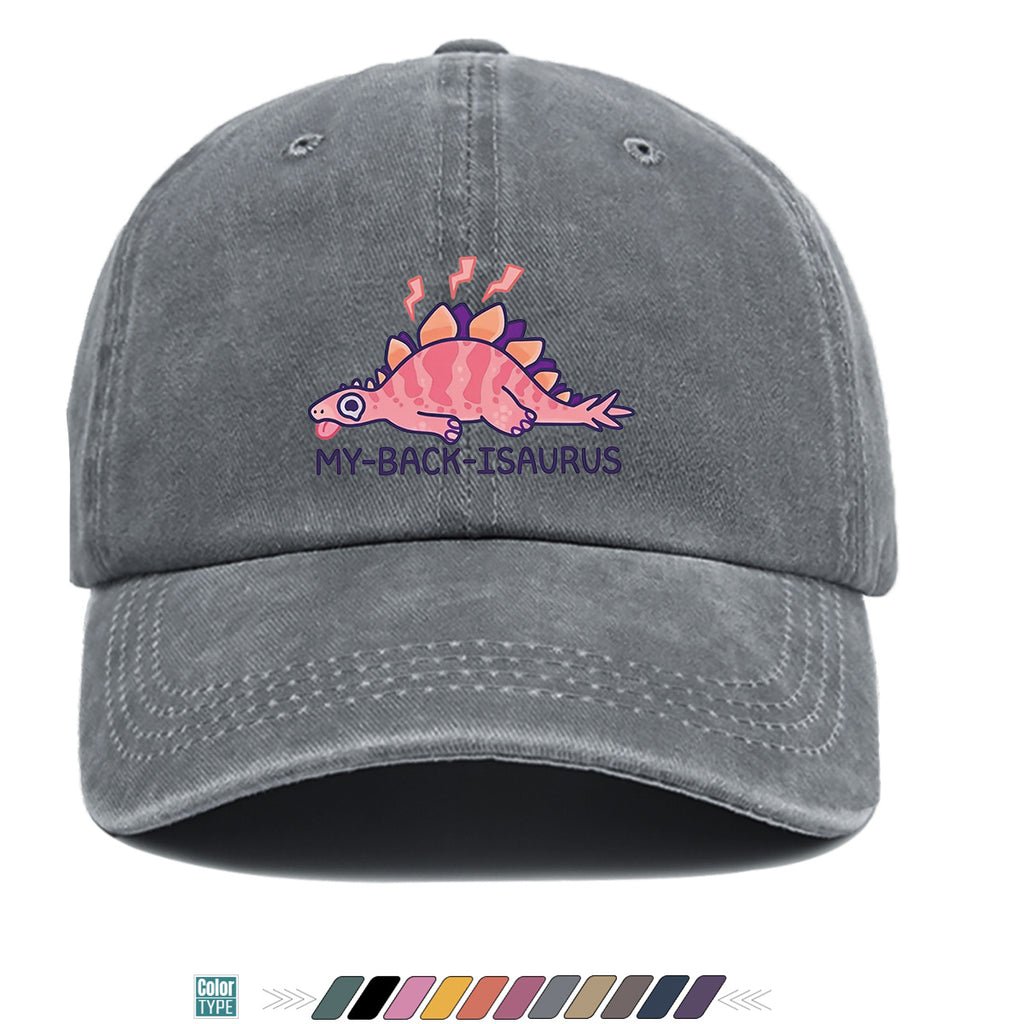1pc Fun Cartoon Dinosaur "MY-BA-ISAURUS" Printed Baseball Cap, Comfortable Breathable Sun Hat, Fashionable Cute Trendy Unisex Hat, Adjustable Size, Friend Casual Hat, Couple Outing Hat, Suitable for Daily Wear, Shopping, Outdoor, Parties, Camping