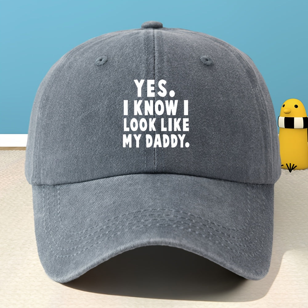 Unisex Printed Baseball Cap, Classic Washed Distressed Vintage Duckbill Cap for Outdoor, Casual, Sports, Shopping, and Vacation,  Street Rock Rap Hip-Hop Hat, Soft, Comfortable, Sweat-Absorbent, Adjustable Cap