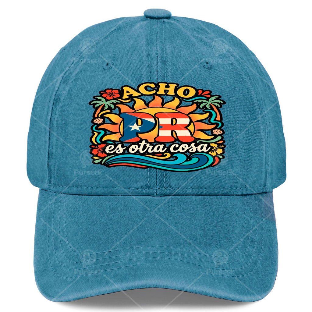 I Think PR Is Another Thing: a Unisex Funny Souvenir Baseball Representing Puerto Rican Culture