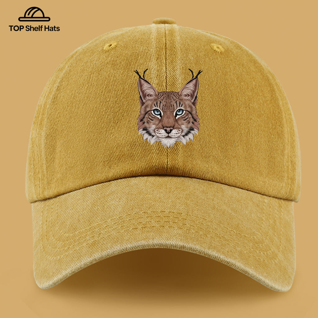 1pc Lynx Pattern Baseball Cap | Lightweight, Comfortable, Breathable, Adjustable Fit, Ideal for Beach Vacations, Casual Outdoor Activities, and Valentine's Day Gifts