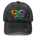 Autisms Awareness Infinitys Symbols Puzzle Neurodiversity Baseball Hat Unisex