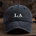 Men'S Baseball Cap - LA Letters (Los Angeles), Structured Front Panel, Machine Washable Textile Hat for Everyday & Special Events - Urban Streetwear Accessory, Outdoor Headwear, Stylish Headwear, Comfortable Fit, Unisex Headwear, Casual Wearers