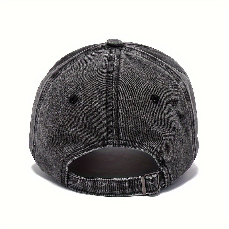 Vintage Baseball Cap Featuring The Eiffel Tower And Heart Design, Adjustable And Made from Breathable Fabric, Perfect for Outdoor Activities And Casual Travel. It Embodies a French Romantic Style, Ensuring Comfort for Travel Lovers
