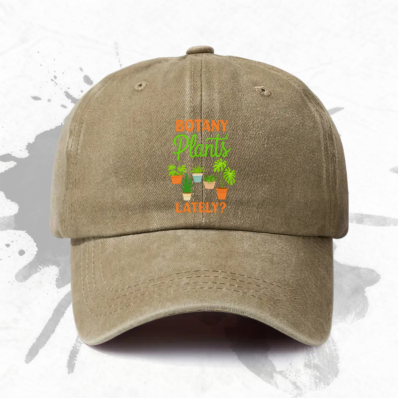 1P 1pc, Adjustable Baseball Cap with "Plant" Print, Lightweight Printed Women's Hat, "Plant Lover" Men's Trendy Cap, an Ideal Gift for Weddings, Parties, and Birthdays.