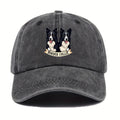 Cute Border Collie Pattern Adjustable Baseball Cap | Lightweight, Comfortable, Snapback, Wide Color Selection, Perfect Gift for Dog Lovers