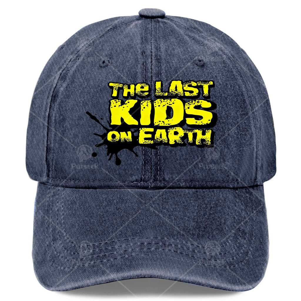 The Last Kids on Earth Retro Washed Distressed Baseball Cap - Unisex Low-Profile Suitable for Christmas, Games & 4th of, Iconic Full-Body Print, Lightweight Round Cap for Casual Wear & Themed Events