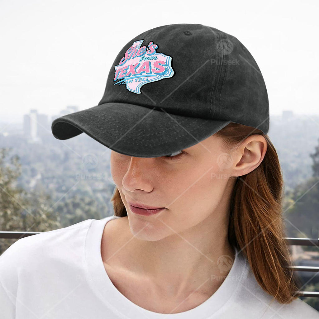 I Can Tell She'S a Texas Girl by Her Retro Vintage Baseball
