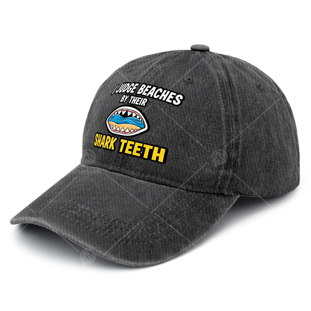 Unisex Baseball Featuring Shark Tooth Fossil Design by Judge Beaches