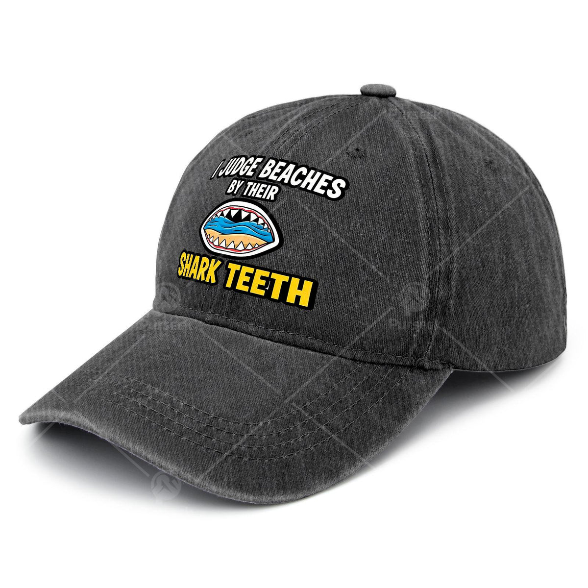 Unisex Baseball Featuring Shark Tooth Fossil Design by Judge Beaches