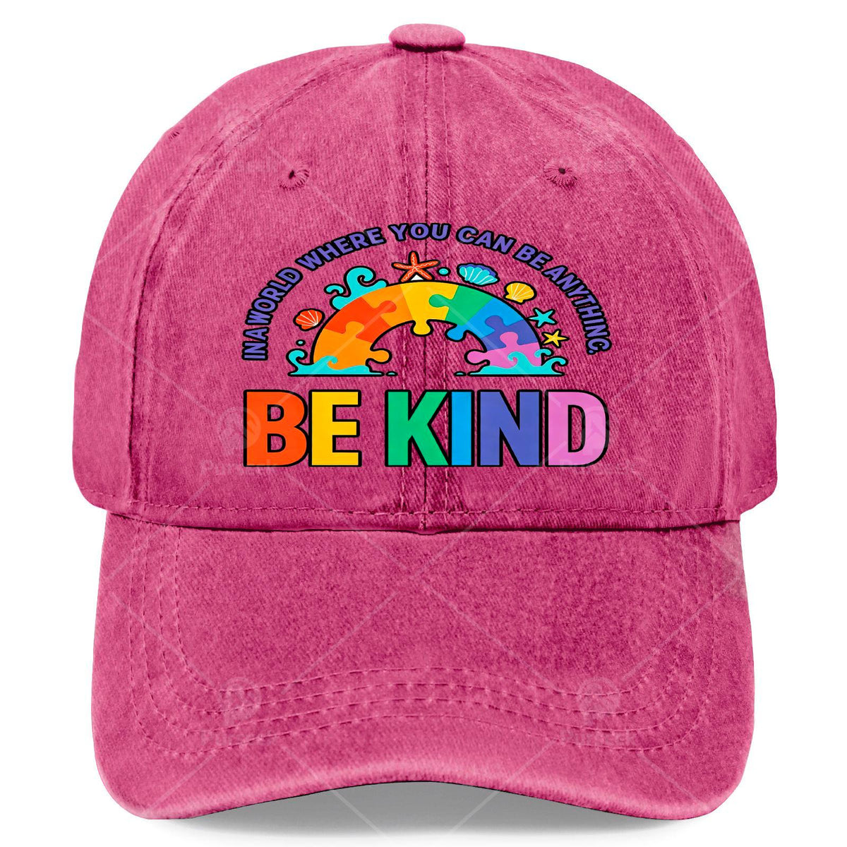 Autism Awareness Teacher Be Kind Why Fit in Doctor Cat Hat Baseball Hat