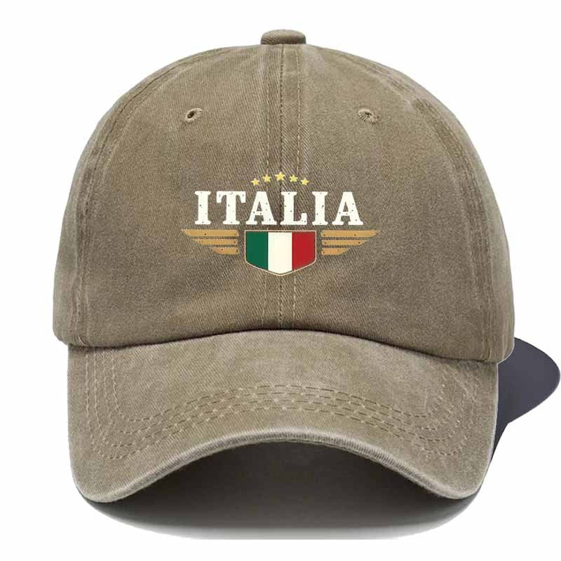 Italian Flag Baseball Cap Suitable for - Lightweight Breathable Hat with Italy Lettering & Tricolor Emblem, Unisex Travel Hat for Men & Women, Italian Heritage Outfit, Outdoor Events & Casual Wear (Durable)