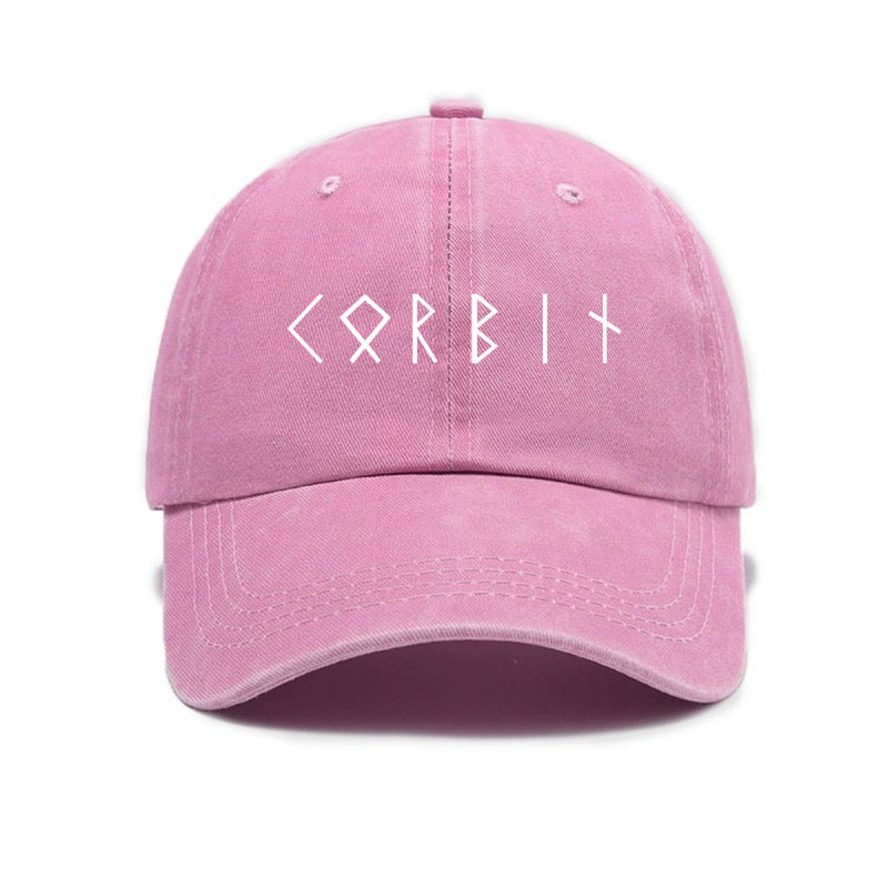 Washed Distressed Printed Baseball Cap Adult Easy Trendy Distressed Letter Style Printed Washed Soft Top Sun Hat Unisex Versatile Hat