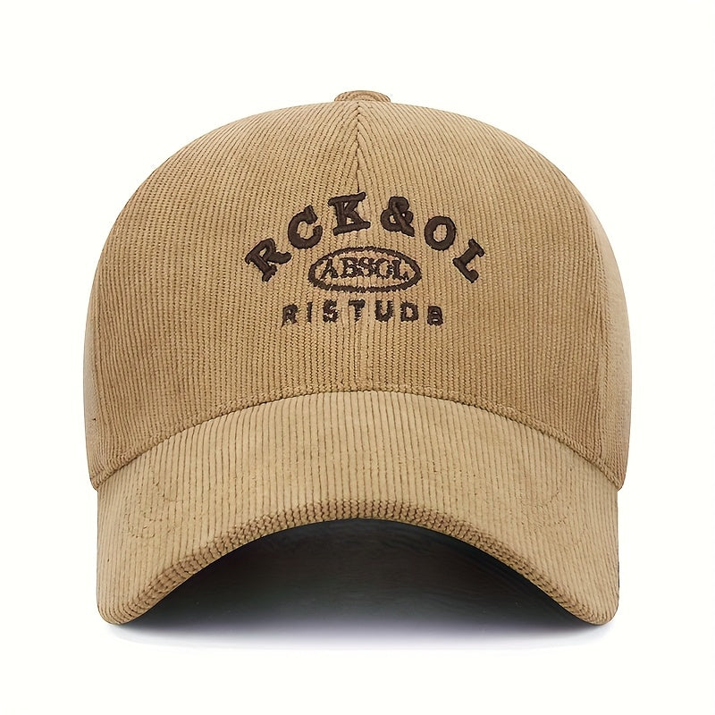 New Corduroy Hats for Autumn And Winter, Thickened And Warm, Suitable for Both Men And Women, Designed to Make The Face Look Smaller