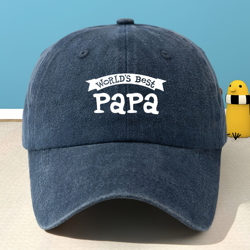 Unisex Printed Baseball Cap, Classic Washed Distressed Vintage Duckbill Cap for Outdoor, Casual, Sports, Shopping, and Vacation,  Street Rock Rap Hip-Hop Hat, Soft, Comfortable, Sweat-Absorbent, Adjustable Cap
