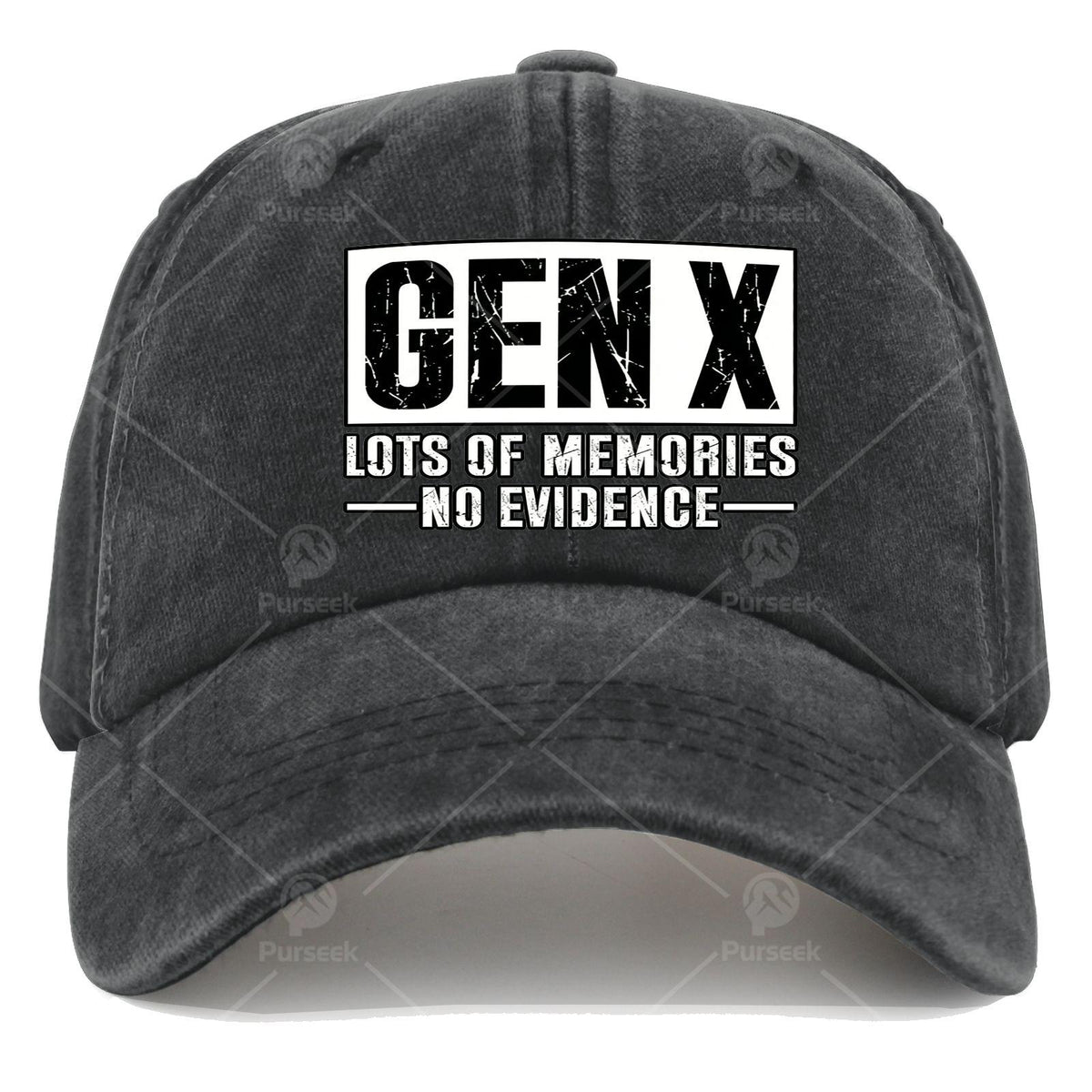 Unisex Stylish Washed Baseball with Plenty of Memories from Gen X, But No Proof