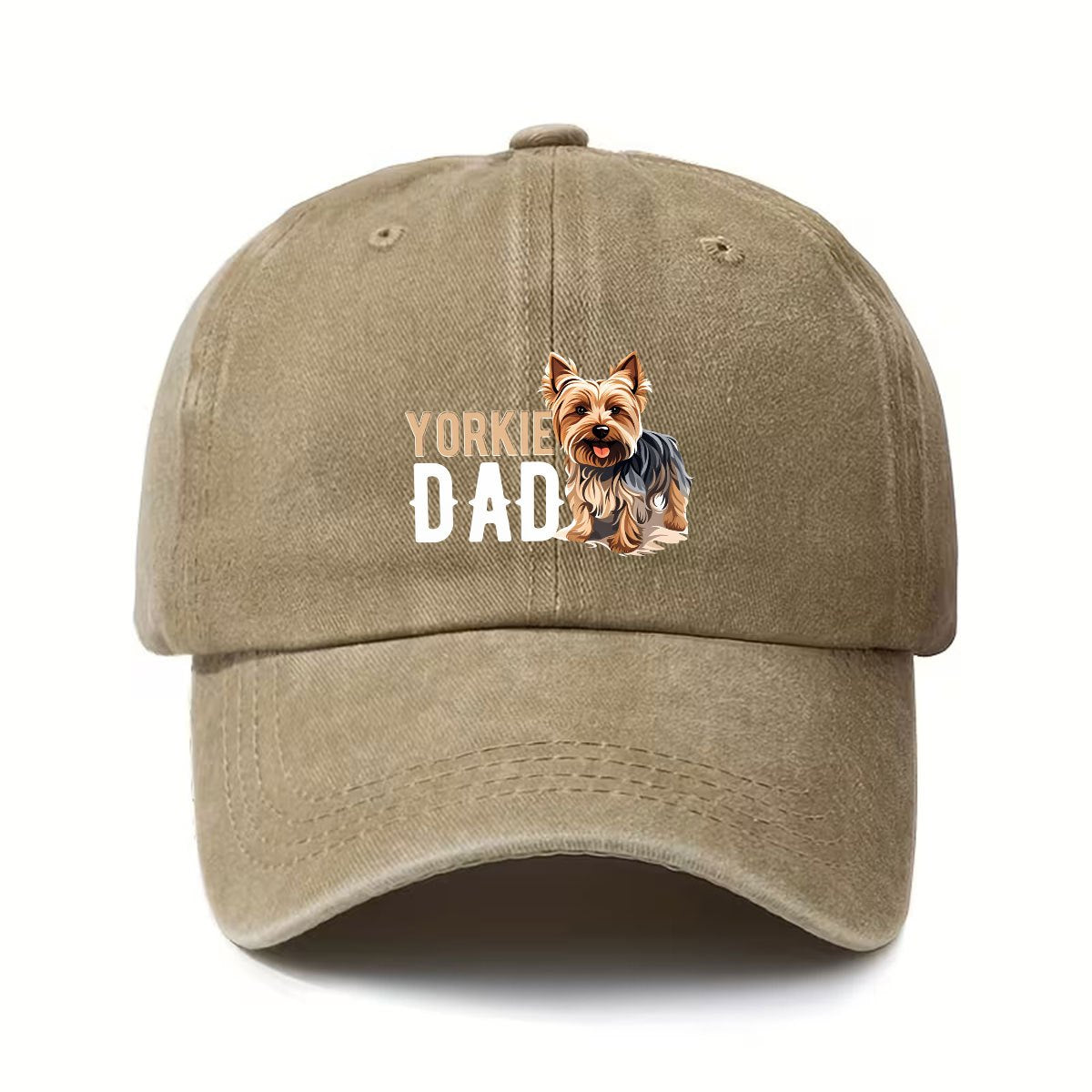 for yorkshire Terrier Dad Hat - Adjustable Snapback Hat, Suitable for Yorkshire Terrier Owners, with "YORKIE DAD" Design, Machine Washable Gift for Pet Parents, Suitable for Yorkshire Terrier Owners - Unisex Hat
