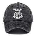 1 Washed Cycling Cap, Men's Outdoor Windproof Hood, Women's Washed Cap, Breathable Baseball Cap, Lightweight and Breathable Outdoor Hat, Adjustable Head Circumference, Curved Brim Design, Birthday Gift, All-Seasons Style