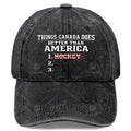 Canadian-Themed Retro Baseball Cap, Suitable for Hockey And Independence Day - Lightweight And Unisex, Printed with Canadian Slogans And Featuring an All-Over Maple Leaf Pattern, Ideal As a Christmas Gift, for Events, And for Everyday Casual Wear