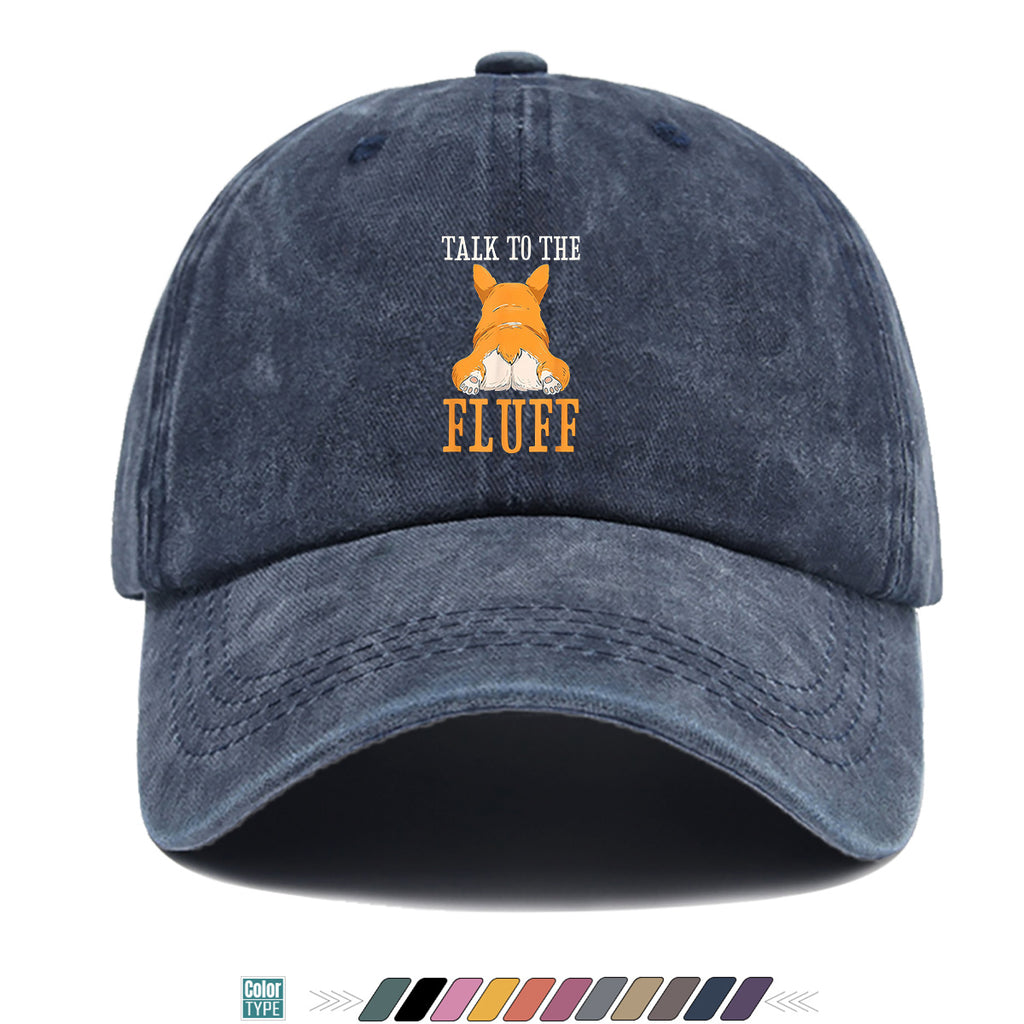 1pc Corgi Butt Fun Print Baseball Cap, Comfortable Breathable Sun Hat, Fashionable Cute Pet Hat, Unisex Adjustable Size, Casual Versatile Duckbill Cap, Suitable for Daily Outings, Park Strolls, Friend Gatherings, Pet-Themed Events, Weekend Fun
