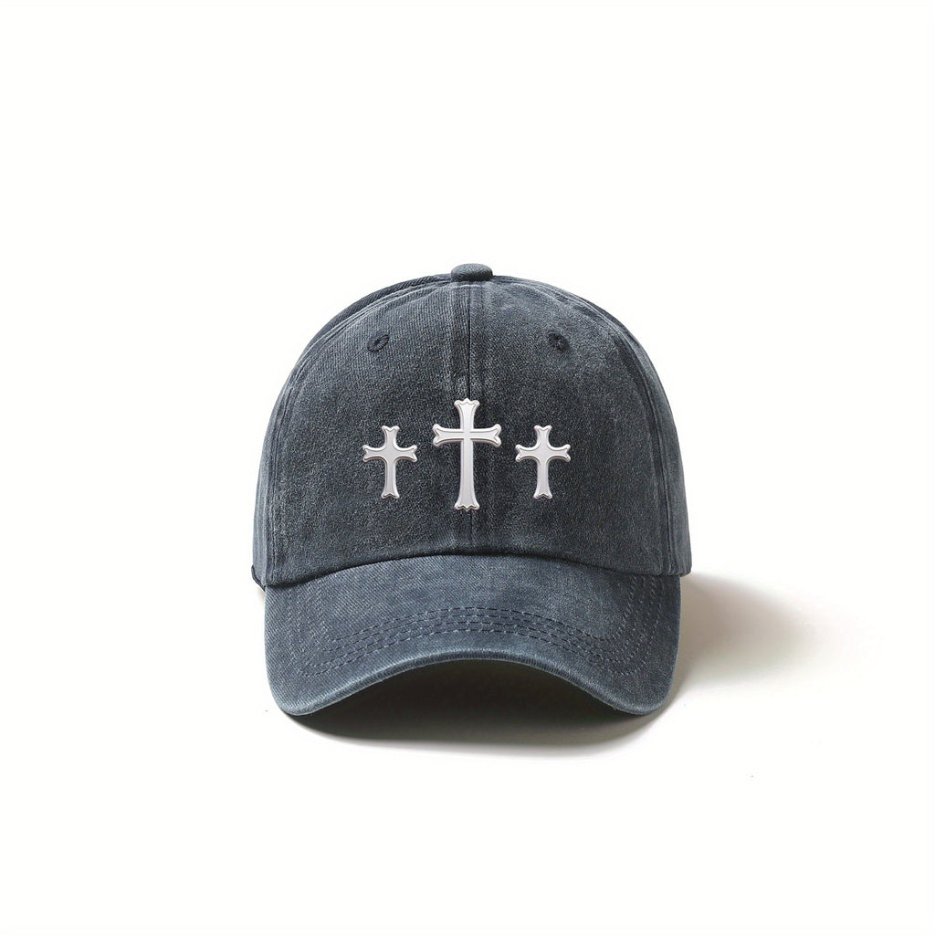 One Printed Baseball Cap with a Washed Look, Suitable for Outdoor Sports, and a Perfect Gift for Family