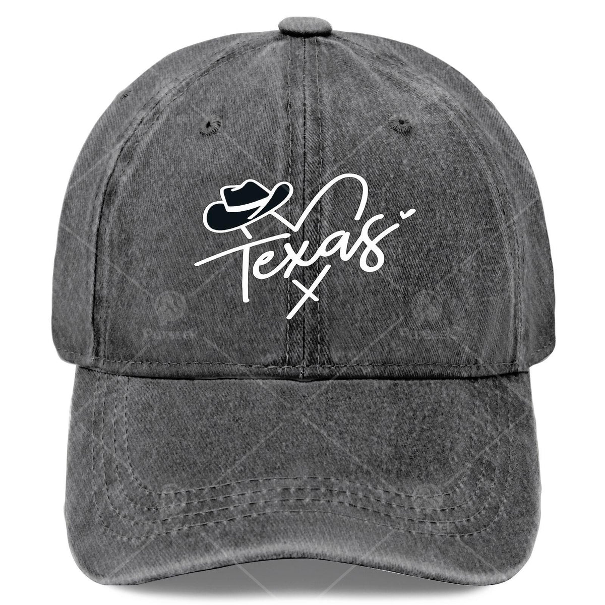 Texas Heart Hat State Pride Design Baseball Hat Unisex Fashion Washed