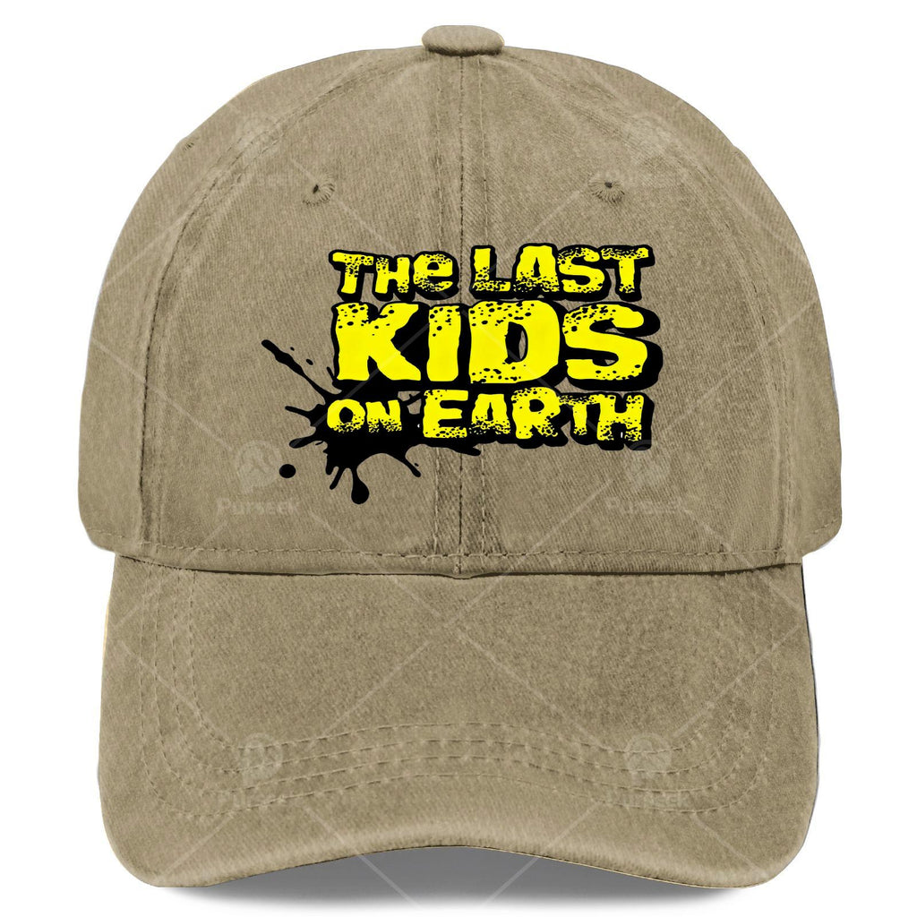 The Last Kids on Earth Retro Washed Distressed Baseball Cap - Unisex Low-Profile Suitable for Christmas, Games & 4th of, Iconic Full-Body Print, Lightweight Round Cap for Casual Wear & Themed Events