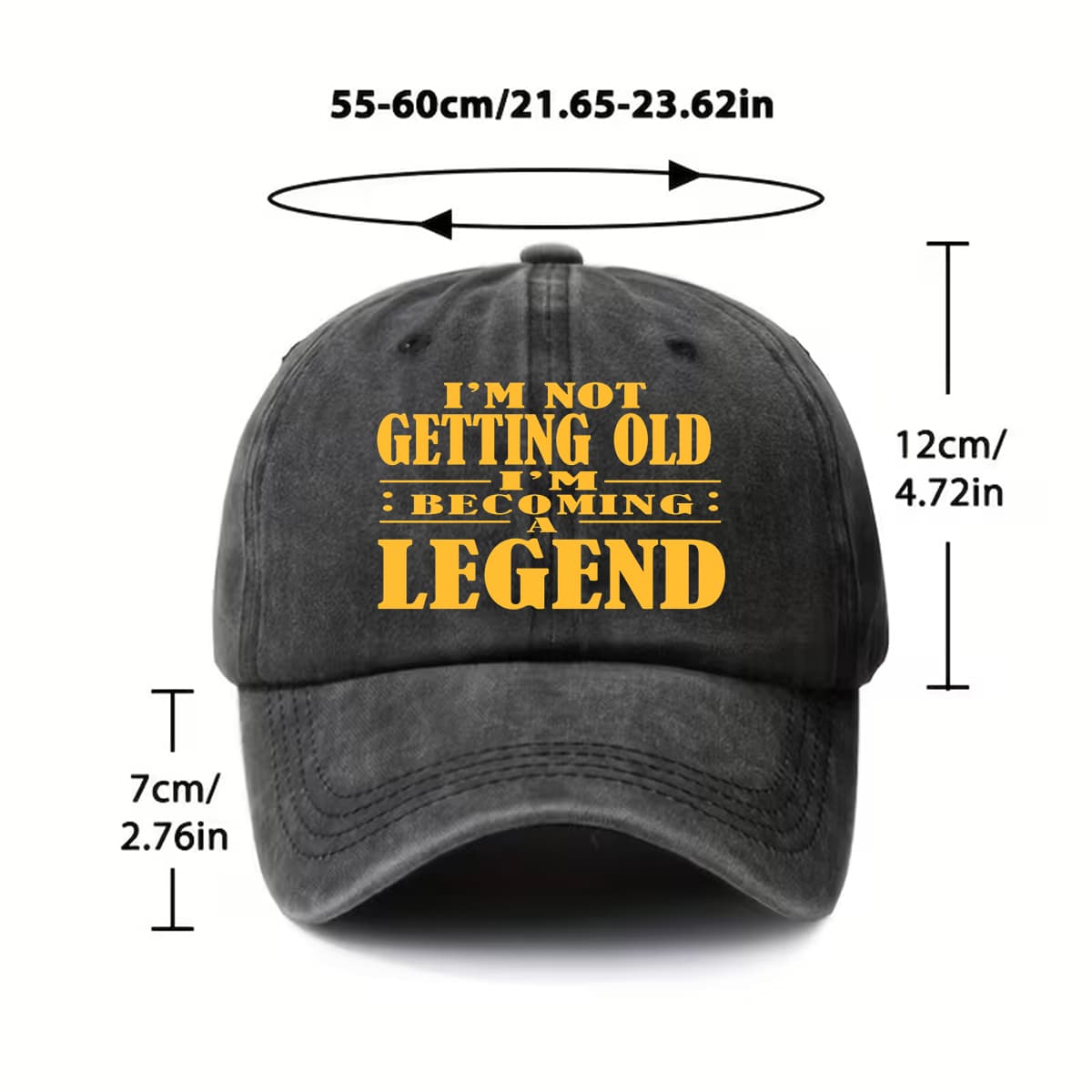 Unisex Baseball Cap, a Vintage Baseball Cap That Is Adjustable and Lightweight, Featuring a Snap-back Closure Design - Perfect for Casual Fashion, Sports, and Outdoor Activities, Suitable for All Seasons
