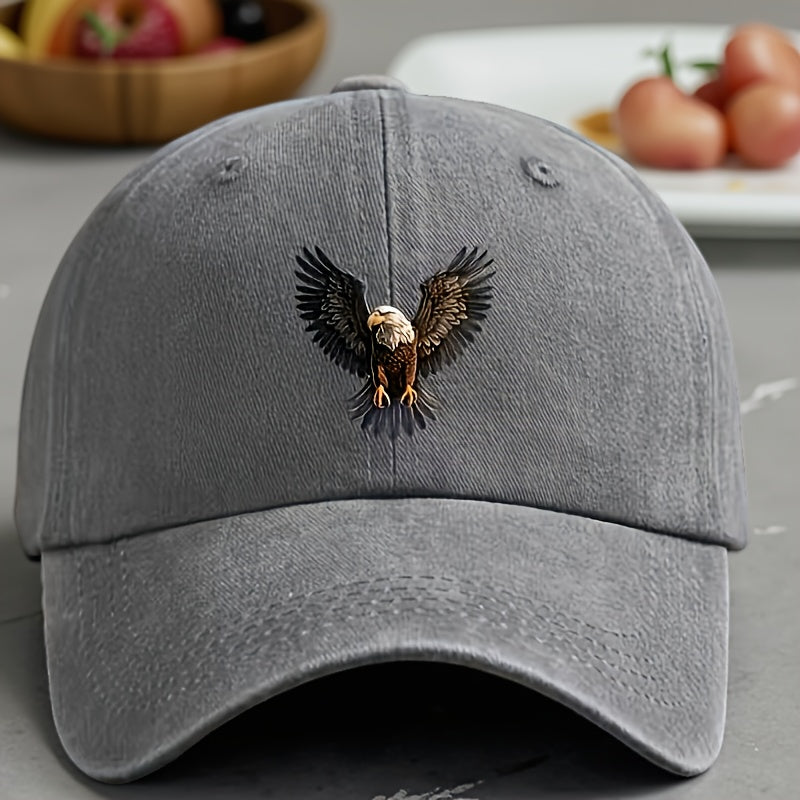 Eagle Spread Wings Print Baseball Cap Men Outdoor Hat Fashion Versatile Hip-Hop Trendy