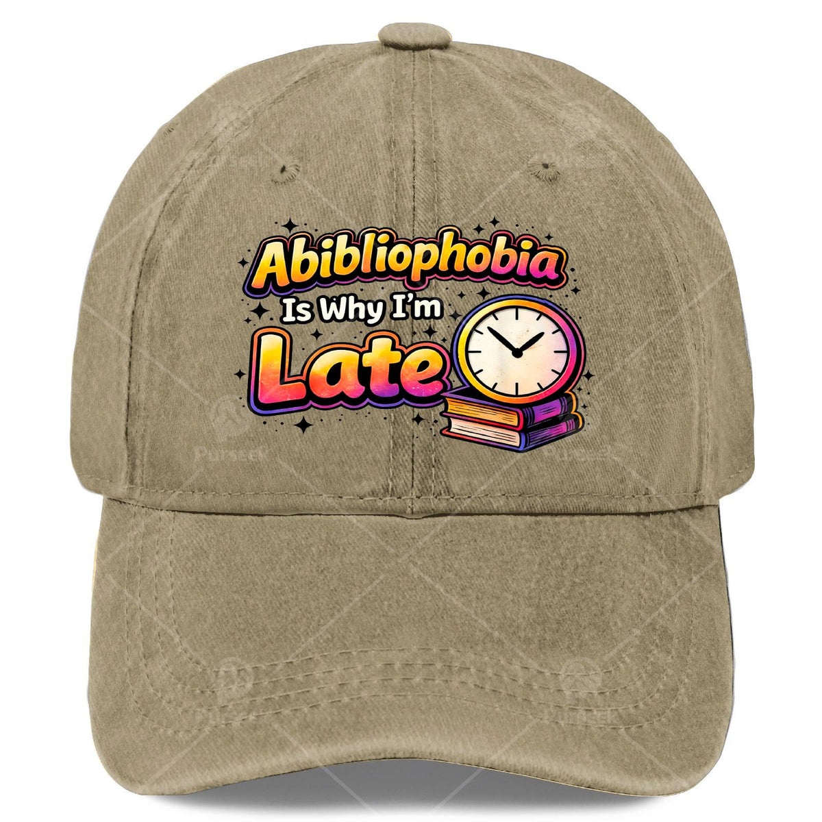 Unisex Baseball Cap, Designed Specifically for Book Lovers, Humorous Exploration of Reading Material Scarcity