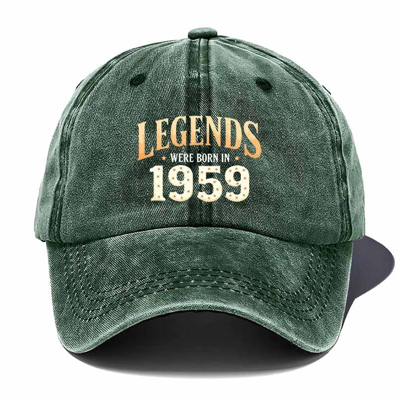 Vintage 1959 Baseball Cap | Retro Sporty Polyester Casual Hat, Hand Washable, Suitable for Various Holidays and Seasons