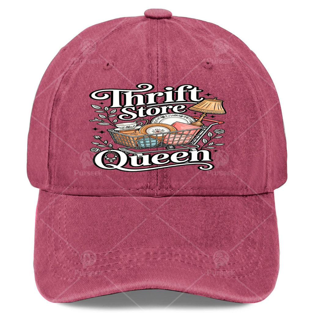 Vintage Store Queen, Vintage Shopper, Online Seller, Vintage Treasure Hunting, Baseball Cap, Unisex Style