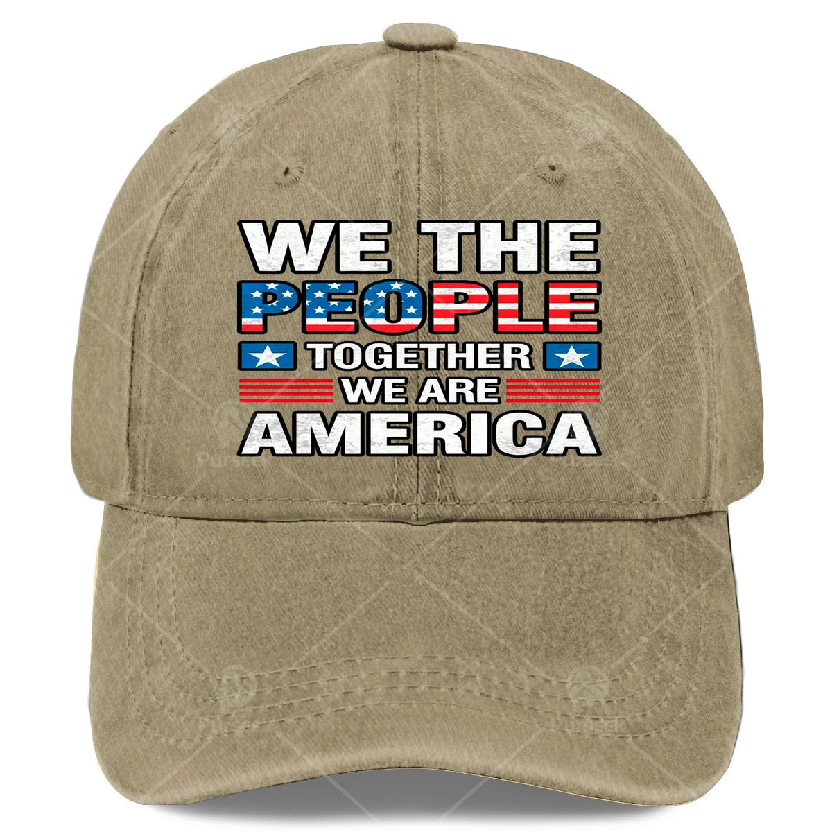 Together We Are America US Flag Vintage Baseball Hat Unisex Vintage Washed