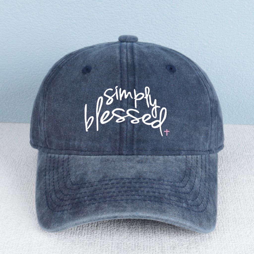 Simple Gospel Print Baseball Cap | Breathable Washed, Adjustable Retro Unisex Street Daily Cap, Lightweight and Comfortable, Multi-Color Choice, Outdoor Headwear, Casual Retro Style, Durable and Wear-Resistant, Hand Wash Care