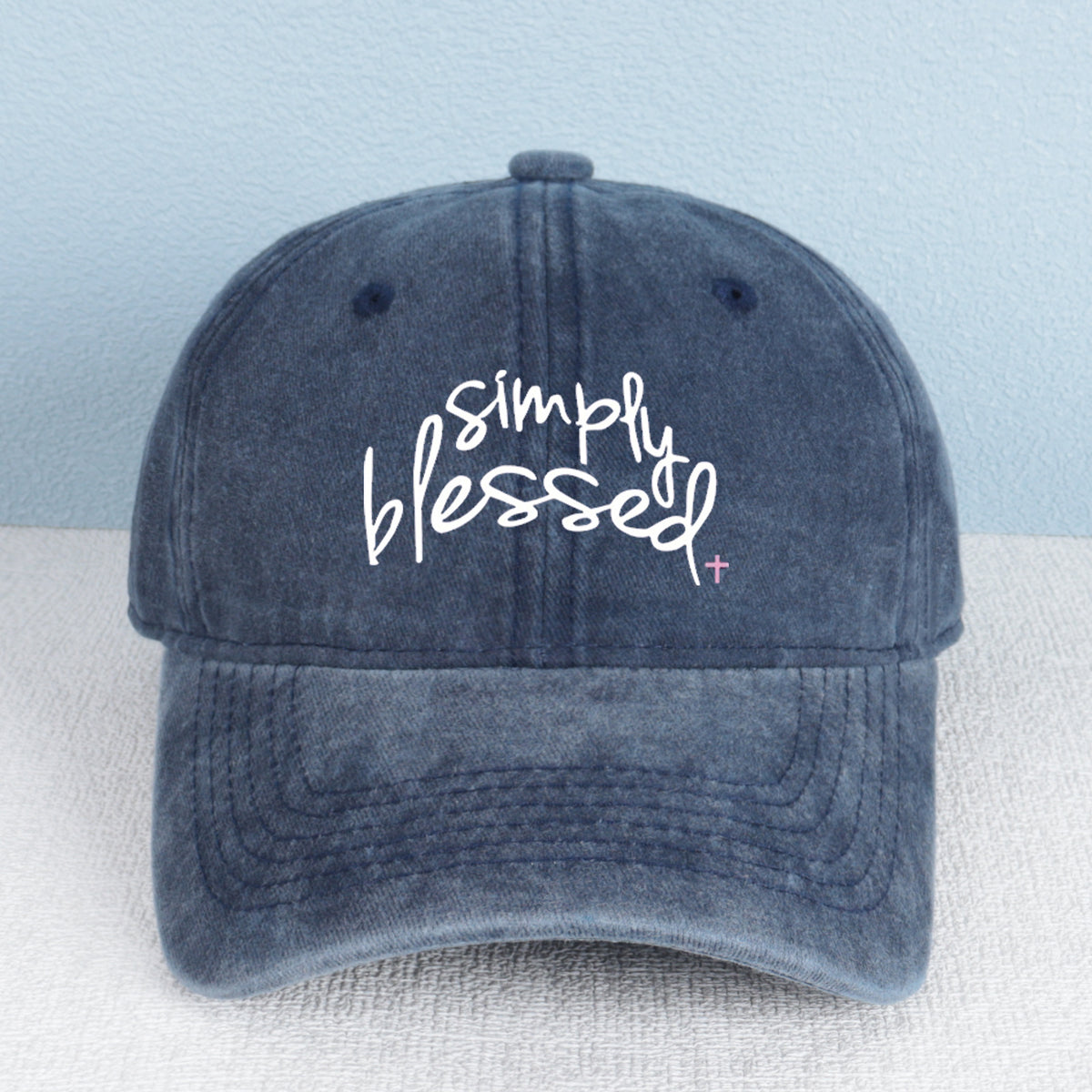 Simple Gospel Print Baseball Cap | Breathable Washed, Adjustable Retro Unisex Street Daily Cap, Lightweight and Comfortable, Multi-Color Choice, Outdoor Headwear, Casual Retro Style, Durable and Wear-Resistant, Hand Wash Care
