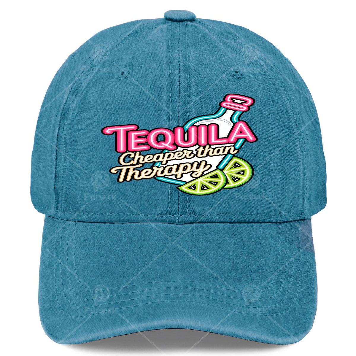 Funny Tequila Drinking Baseball for & - Retro Full-Body Tequila Print Suitable for Cinco De Mayo Parties, Christmas, Games, 4th of - Lightweight Washed Unisex Hat with Iconic