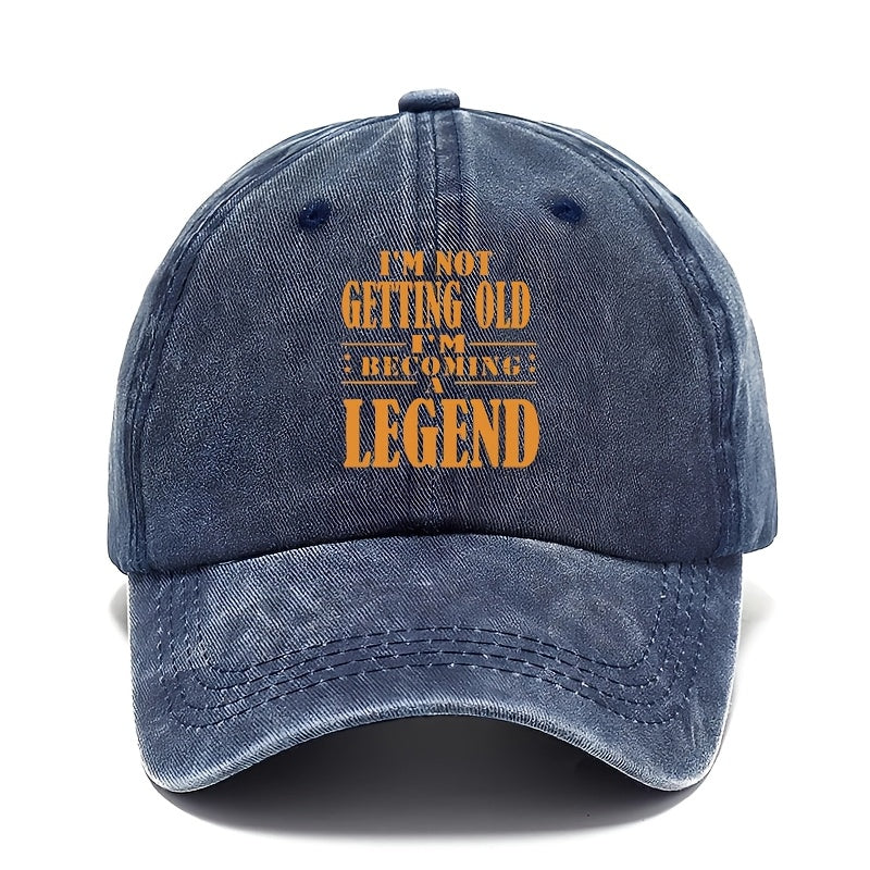 A Vintage Baseball Cap That Is Adjustable And Lightweight, Featuring a Snap Closure - Perfect for Casual Fashion, Sports, And Outdoor Activities, Suitable for All Seasons