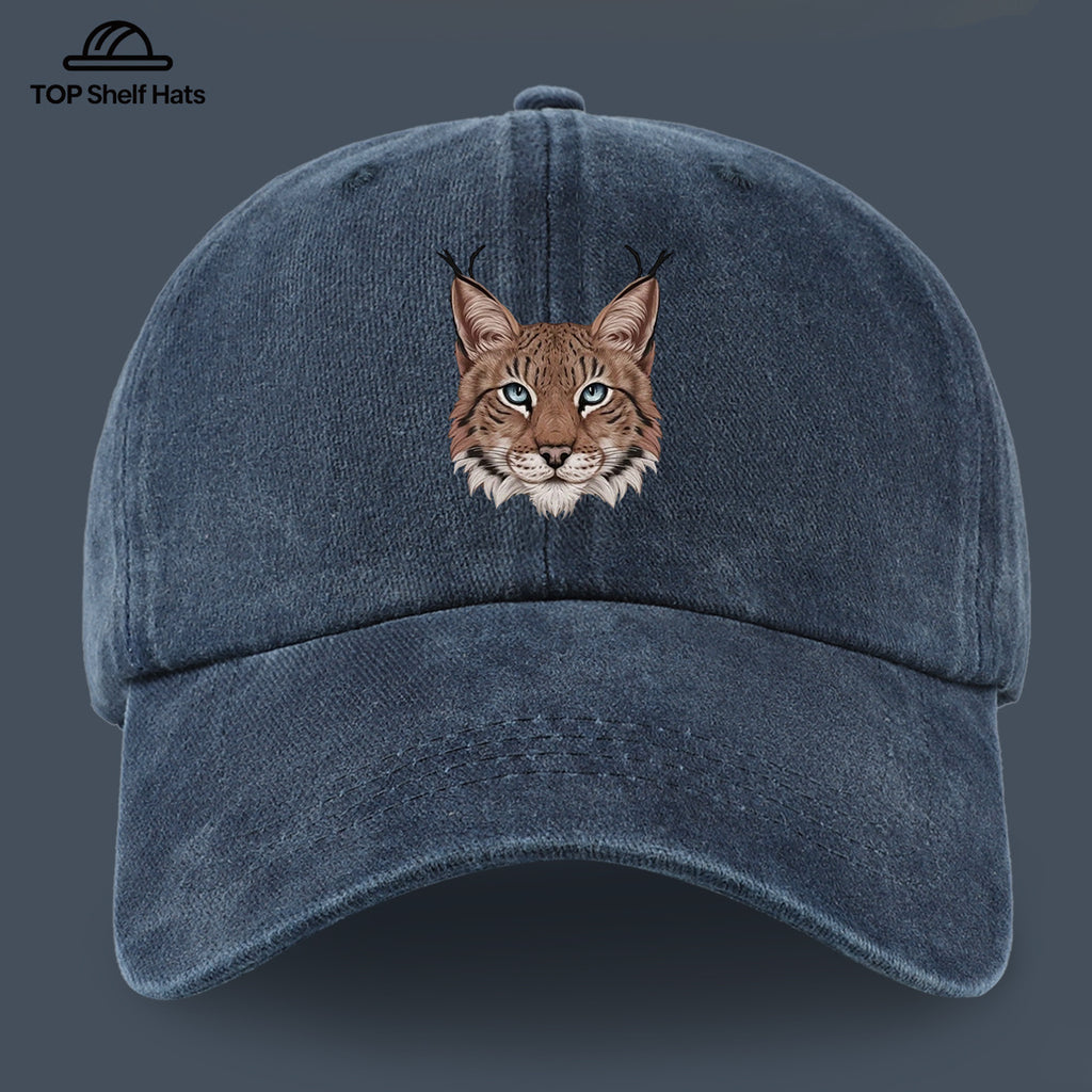 1pc Lynx Pattern Baseball Cap | Lightweight, Comfortable, Breathable, Adjustable Fit, Ideal for Beach Vacations, Casual Outdoor Activities, and Valentine's Day Gifts