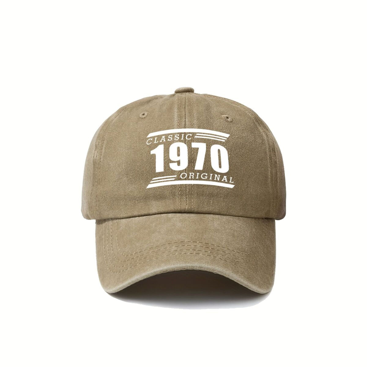 1970 Classic Vintage Washed Distressed Duckbill Cap, Unisex, Outdoor Baseball Cap, Adjustable, Washed Vintage Style, Lightweight And Breathable Golf Cap