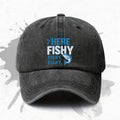 1P 1pc, Adjustable Baseball Cap with "fish" Design, Lightweight Printed Women's Hat, "fish" Trendy Men's Cap, an Ideal Gift for Weddings, Parties, and Birthdays.