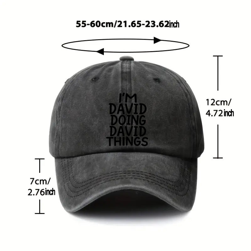1P 1pc, Adjustable Baseball Cap with " Print," Lightweight Printed Women's Hat, "fashionable and Trendy" Men's Trendy Cap, an Ideal Gift for Weddings, Parties, and Birthdays, Perfectly Complements Various Occasions, Showcasing Individual Style.