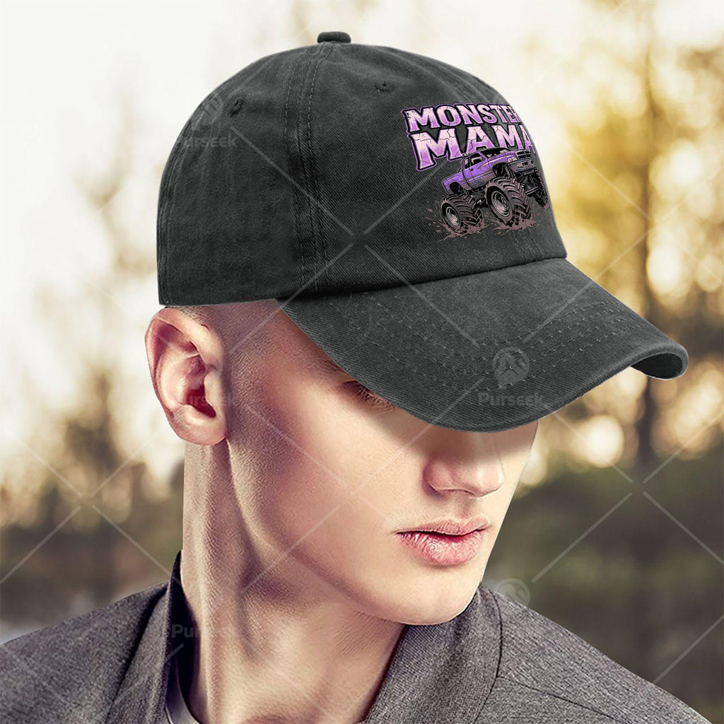 Unisex Baseball for Families Who Love Monster Trucks